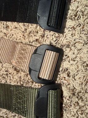 Propper Tactical Web Belt Trio — Black, Tan & Olive